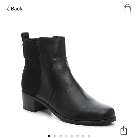 Black block heel booties - Picture 1 of 8